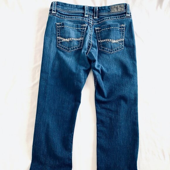 BKE Harper crop jeans Womens size 30 straight leg mid rise designer denim - Picture 10 of 12